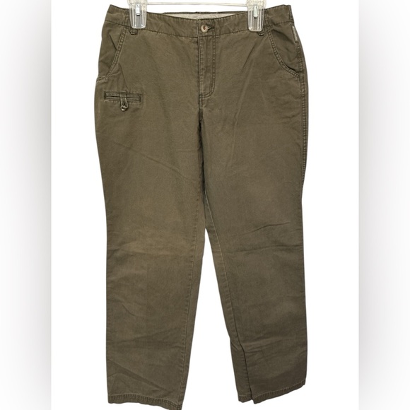 Columbia Olive Green Cotton Hiking Pants - Picture 1 of 6